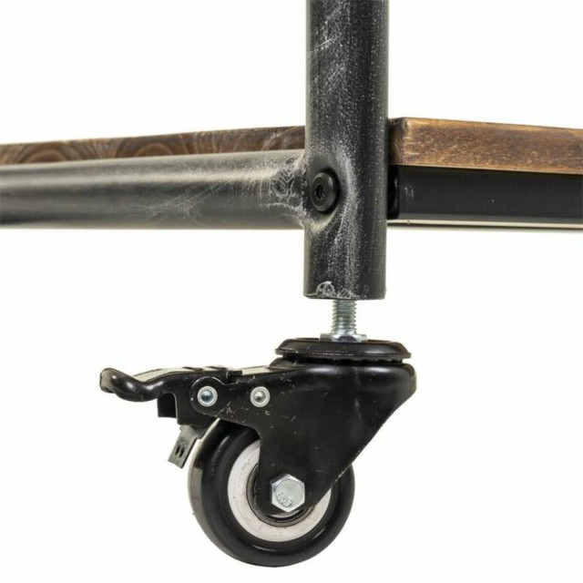 Estantería Alexandra House Living Marrón Gris Madera Metal 34 x 58 x