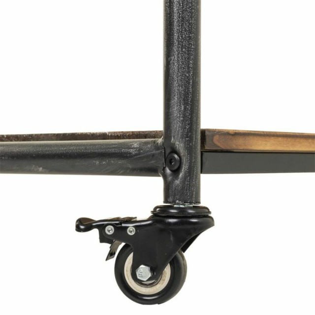 Scaffale Alexandra House Living Marrone Grigio Legno Metallo 34 x 129