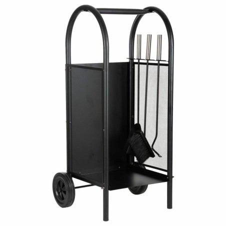 Mand voor hout Alexandra House Living Ijzer 32 x 81 x 35 cm Gerei voor