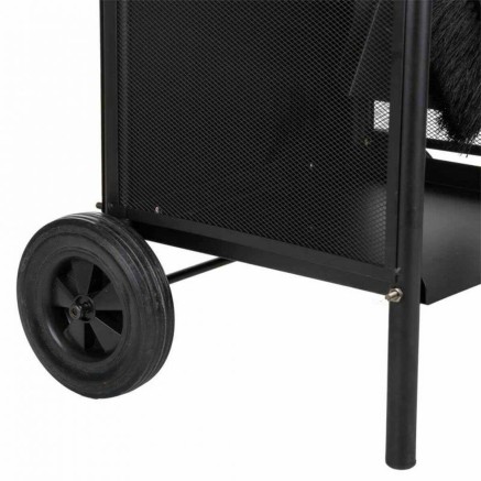 Korb für Brennholz Alexandra House Living Eisen 32 x 81 x 35 cm Kamin 2