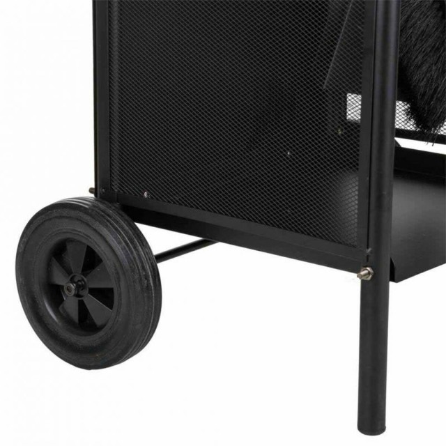 Log basket Alexandra House Living Iron 32 x 81 x 35 cm Fireplace Utens