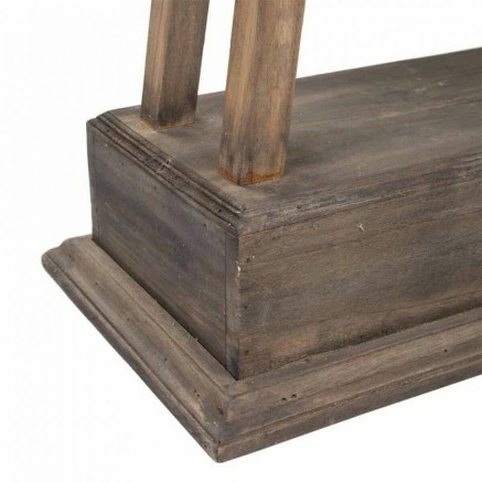 Campana Alexandra House Living Marrón Cobre Madera Cuerda Hierro 16 x 2