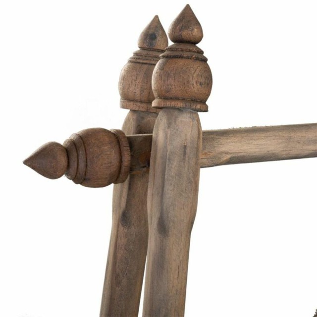 Bell Alexandra House Living Brown Copper Wood Rope Iron 16 x 72 x 48 c