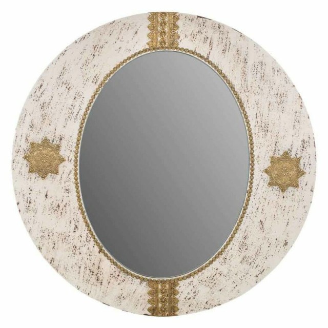 Wandspiegel Alexandra House Living Gold 1 x 80 x 80 cm Kreis