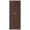 Armoire apothicaire chêne marron 30x41x77,5cm bois d'ingénierie