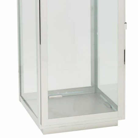 Lantern Alexandra House Living Silver Glass Stainless steel 23 x 72 x
