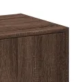 Armoire apothicaire chêne marron 30x41x77,5cm bois d'ingénierie