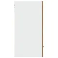 Armoire suspendue chêne artisanal 30x31x60 cm bois d'ingénierie