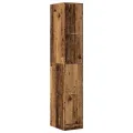 Armoire d'apothicaire vieux bois 30x41x174,5 cm bois ingénierie
