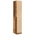 Armoire d'apothicaire vieux bois 30x41x174,5 cm bois ingénierie