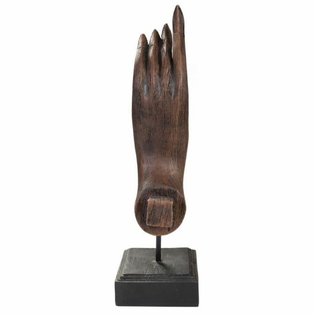 Decorative Figure Alexandra House Living Brown Black Hand 12 x 43 x 17