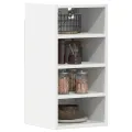 Armoire suspendue blanc 30x29,5x60 cm bois d'ingénierie