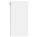 Armoire suspendue blanc 30x29,5x60 cm bois d'ingénierie