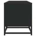 Meuble TV noir 180x35x41 cm bois d'ingénierie
