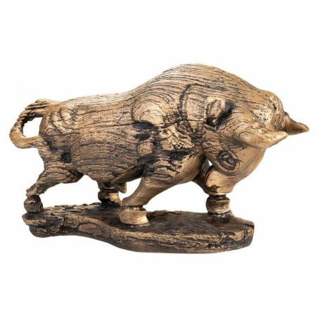Deko-Figur Alexandra House Living Gold Stier 18 x 30 x 53 cm