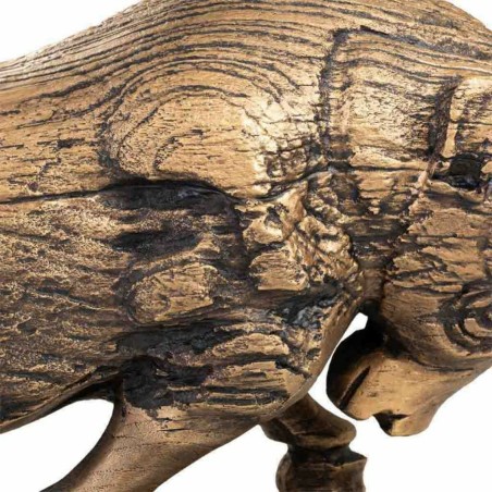 Statua Decorativa Alexandra House Living Dorato Toro 18 x 30 x 53 cm