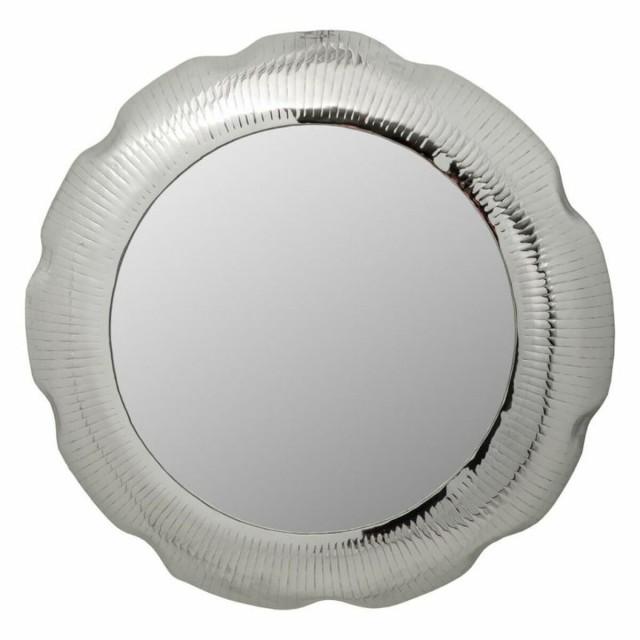 Wall mirror Alexandra House Living Silver 76 x 11 x 76 cm Circle