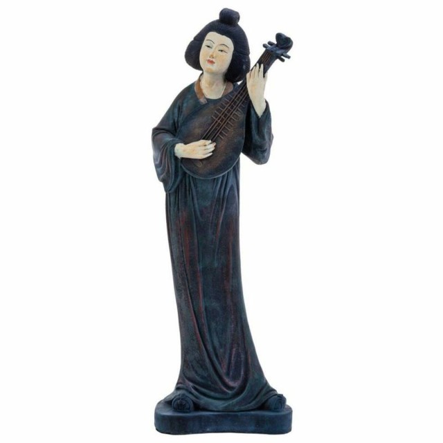 Figura Decorativa Alexandra House Living Oriental Música 16 x 60 x 21