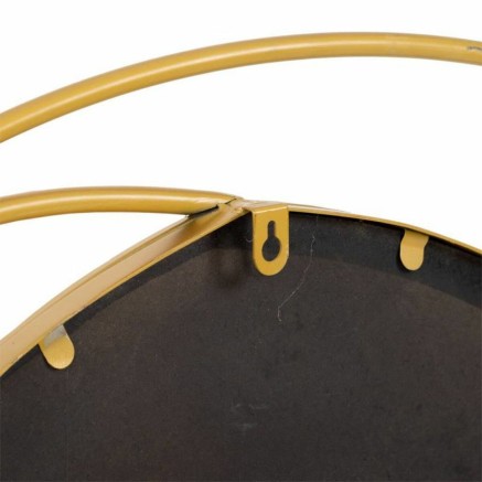 Wall mirror Alexandra House Living Golden 91 x 2 x 91 cm Circle 2