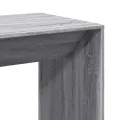 Table de bar sonoma gris 51x50x103,5 cm bois d'ingénierie