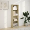Bibliothèque chêne sonoma 40x24x143 cm bois d'ingénierie