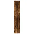 Bibliothèque chêne fumé 40x24x143 cm bois d'ingénierie