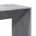 Table de bar gris béton 51x50x103,5 cm bois d'ingénierie