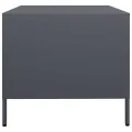 Table basse anthracite 68,5x50x43,5 cm acier laminé à froid