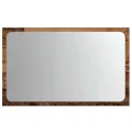 Miroir de salle de bain avec lumière LED vieux bois 60x8,5x38cm