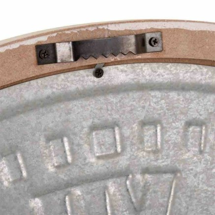 Muurklok Alexandra House Living Metaal Hout MDF 60 x 6 x 60 cm 2