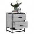 Tables de chevet 2 pcs sonoma gris 40x31x50 cm bois ingénierie