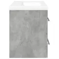 Ensemble de meubles de salle de bain 2 pcs gris béton