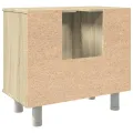 Armoire de salle de bain Chêne sonoma 60x32x53,5 cm Aggloméré