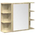 Ensemble de meubles de salle de bain 3 pcs chêne sonoma