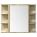 Ensemble de meubles de salle de bain 3 pcs chêne sonoma