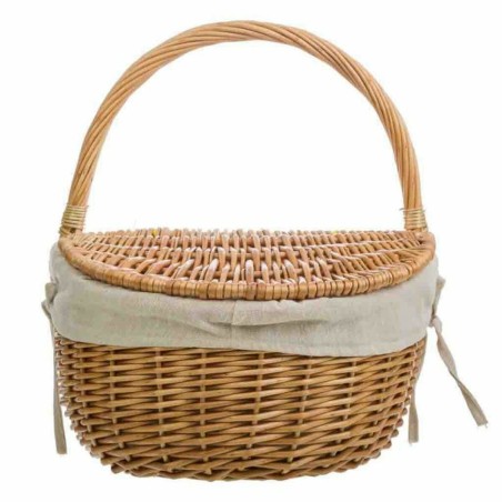 Cesta de Picnic Alexandra House Living Mimbre Madera de sauce 32 x 37