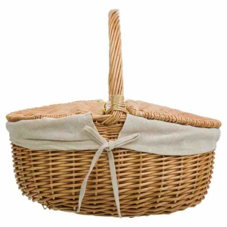 Cesta de Picnic Alexandra House Living Mimbre Madera de sauce 32 x 37