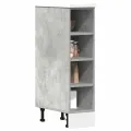 Armoire de plancher gris béton 20x44,5x81,5cm bois d’ingénierie
