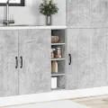 Armoire de plancher gris béton 20x44,5x81,5cm bois d’ingénierie