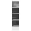 Armoire de plancher gris béton 20x44,5x81,5cm bois d’ingénierie