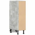 Armoire de plancher gris béton 20x44,5x81,5cm bois d’ingénierie