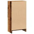 Bibliothèque vieux bois 40x24x76 cm bois d'ingénierie