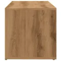 Banc de rangement à chaussures chêne artisanal 105x35x35 cm