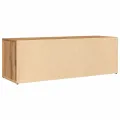 Banc de rangement à chaussures chêne artisanal 105x35x35 cm