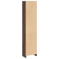 Bibliothèque chêne marron 40x24x176 cm bois d'ingénierie