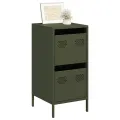 Buffet vert olive 35x39x73,5 cm acier laminé à froid