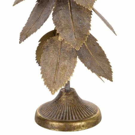 Candlestick Alexandra House Living Golden Iron 19 x 43 x 19 cm Sheets