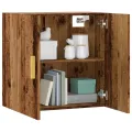 Armoire murale vieux bois 60x31x60 cm bois d'ingénierie