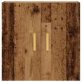 Armoire murale vieux bois 60x31x60 cm bois d'ingénierie