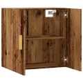 Armoire murale vieux bois 60x31x60 cm bois d'ingénierie
